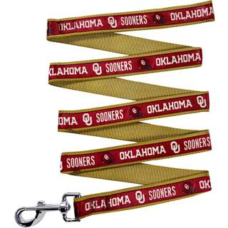 NCAA PET Leash Medium Oklahoma Sooners Hundesnor skinnende og farverig snor til hunde og katte Licenseret af NCAA New Version