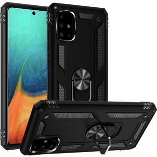 A51 Case Addit Samsung Galaxy A51 Sag Milit?r Kvalitet Beskyttende Samsung A51 Sager D?k med ringbilmontering Kickstand til Samsung Galaxy A51/M4