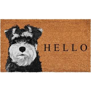 Calloway Mills Black Schnauzer Doormat (17 """" X 29 """")