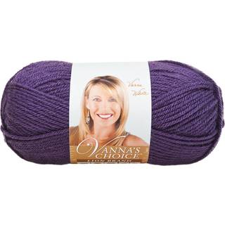 Lion Brand Vanna's Choice 860-147B Purple Indhold:100% akryl Vægt/Indhold:100 g = 170 meter Anbefalede pinde:5.50 mm Strikkefasthed:10 x10 cm = 16 m x 22 p Vask:Maskinvask max 40°C.