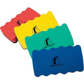 Magnetisk whiteboard-viskersæt i 4 farver: Blå Grøn Rød Gul. Kraftige magneter, der klæber til metaloverflader. Tykt filt til whiteboards.