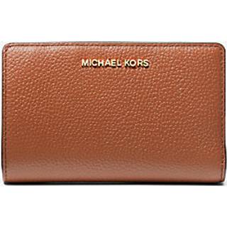 MK Medium Pebbled Leather Wallet - Brown - Michael Kors - ONE SIZE