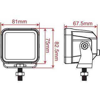 LEDlife 40W LED arbejdslampe - Bil, lastbil, traktor, trailer, 8° fokuseret lys, IP67 vandtæt, 10-30V