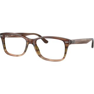Ray-Ban RX5428 8255 53 Briller Mænd Brun - Green Brown Striped - 53mm