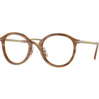 Persol PO3309V VICO Asian Fit 960 49 Briller Mænd Brun - Striped Brown - 49mm