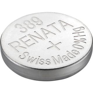 389 Knapcellebatteri Sølvoxid 1.55 V 80 mAh Renata SR54 Compatible courant fort 1 stk