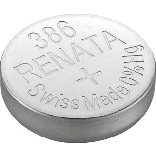 386 Knapcellebatteri Sølvoxid 1.55 V 130 mAh Renata