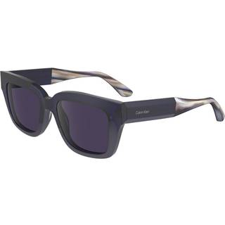 Calvin Klein Kvinde CK23540S 400 Solbriller Acetat Blå Blå Firkantet Normal Normal - Blå