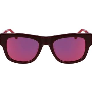 Calvin Klein Unisex CKJ22637S 603 Solbriller Acetat Bordeaux Rød Firkantet Normal