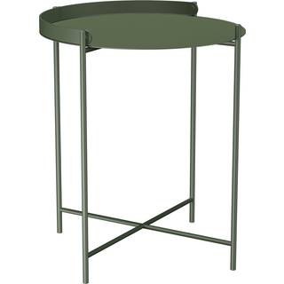 Houe - EDGE Tray table Ø46,5 - Oliven Grøn