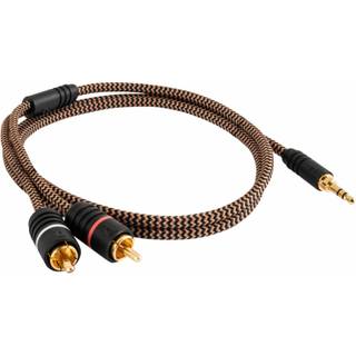 Proson Arctic 3.5mm-2x RCA-han, 1 meter