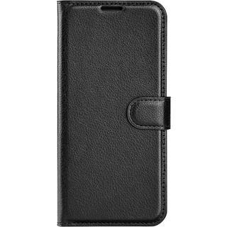 Samsung Galaxy A25 (5G) Litchi Læder Flip Cover m. Pung - Sort