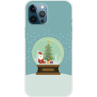 iPhone 15 Pro Fleksibelt Plast Bagside Jule Cover - Merry Christmas - Julekugle