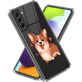 Samsung Galaxy S24+ (Plus) Fleksibelt Plastik Bagside Cover m. Motiv - Corgi
