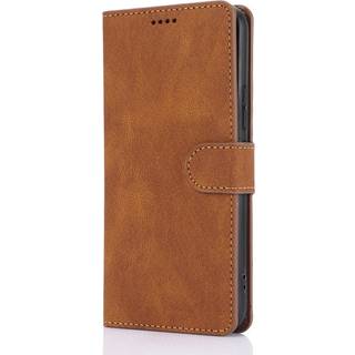 Samsung Galaxy A55 (5G) Læder Flip Cover m. Pung og Strop - Brun