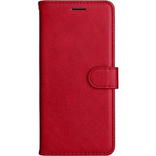Samsung Galaxy S24 Ultra Læder Flip Cover m. Pung og Strop - Rød