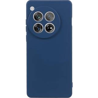 OnePlus 12 Fleksibelt Plastik Bagside Cover - Blå