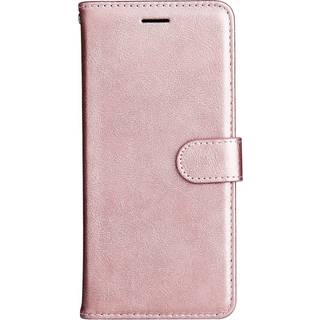 Samsung Galaxy A15 (5G) / A15 PU Læder Flip Cover m. Pung og Strop - Rose Gold