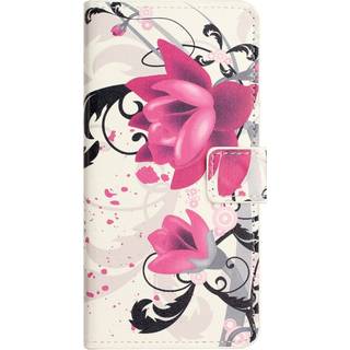 Samsung Galaxy A55 Læder Flip Cover m. Pung & Ståfunktion - Lotus