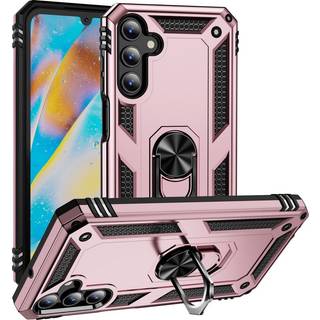 Samsung Galaxy A15 (5G) / A15 Hybrid Håndværker Cover m. Magnetisk Kickstand - Rose Gold