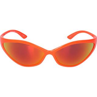 Balenciaga Unisex BB0285S 005 Solbriller Bio-injekt Orange Rød Cat Eye Spejlet