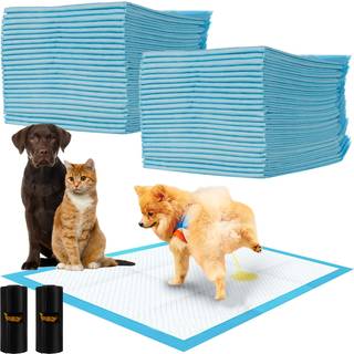 Kissmatte med Bajsposer til Hund / Valpmatte / Hygiejneunderlag