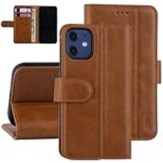 iPhone 12 Mini - UNIQ Accessory Wallet cover - Brown