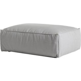 Skargaarden - Asker Sofa Ottoman, Light Grey Sunbrella Sling - Udendørs taburetter og puffer - Martin dos Santos - Grå