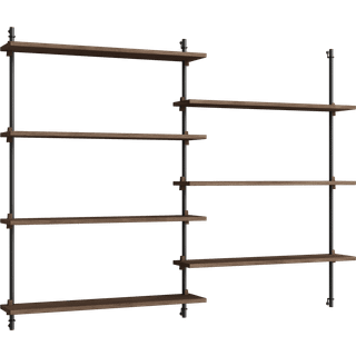 MOEBE Moebe wall shelving ws.115.2.B Røget eg/Sort