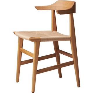 Gärsnäs Hedda armstol Eg-pure-papirsnor natur