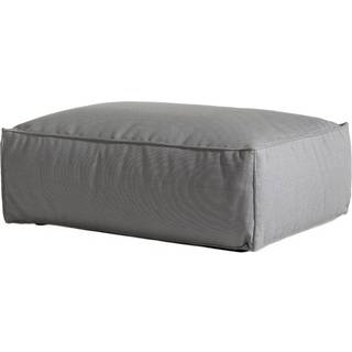 Skargaarden - Asker Sofa Ottoman, Beige Taupe Sunbrella Sling - Udendørs taburetter og puffer - Martin dos Santos - Grå