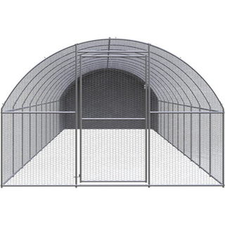 hønsehus 3x12x2 m galvaniseret stål