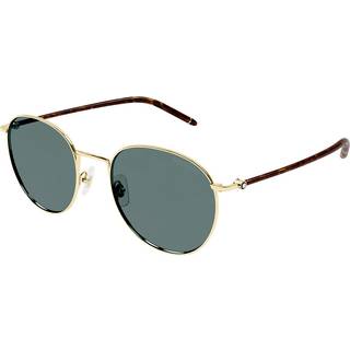 Montblanc MB0343SA Asian Fit 002 55 Solbriller Mænd Guld - Gold - 55mm