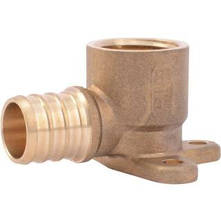 Sharkbite 3/4 PEX-r?r x 1/2 tommer FNPT crimp 90 graders drop ?re albue messing VVS-montering PEX-r?r PE-RT UC342LFA