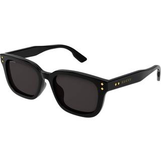 Gucci GG1605SK Asian Fit 001 54 Solbriller Kvinder Black - Black - 54mm
