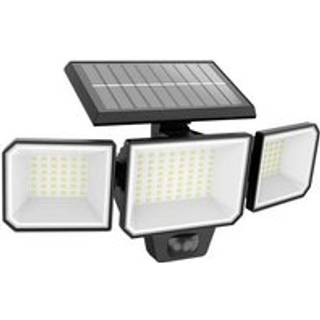 Philips LED solcelle-væglampe Nysil, 3-lys, sensor