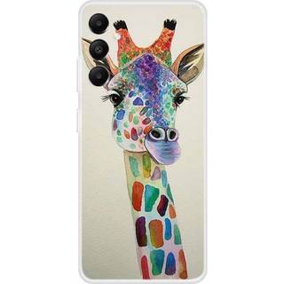 Samsung Galaxy A05s Fleksibel Plastik Bagside Cover m. Motiv - Giraf
