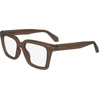 Ferragamo Kvinde SF2985 207 Optiske stel Acetat Brun Firkantet Normal Normal