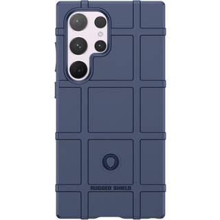 Samsung Galaxy S24 Ultra Rugged Shield Series Håndværker Bagside Cover - Blå