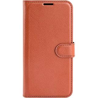 Samsung Galaxy A25 (5G) Litchi Læder Flip Cover m. Pung - Brun