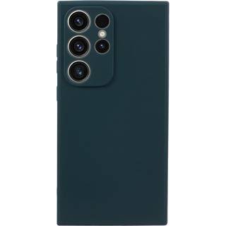 Samsung Galaxy S24 Ultra Fleksibelt TPU Plastik Bagside Cover - Grøn