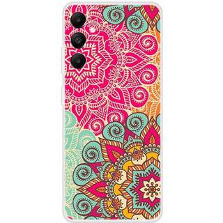 Samsung Galaxy A05s Fleksibel Plastik Bagside Cover m. Motiv - Blomster Doodle