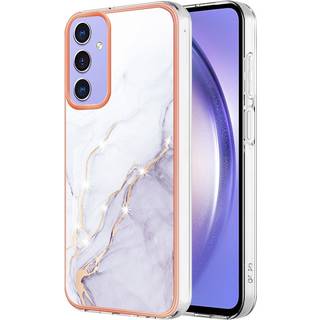 Samsung Galaxy A15 (5G) / A15 Hybrid Plastik Bagside Cover - Hvid Marmor