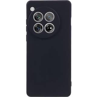 OnePlus 12 Fleksibelt Plastik Bagside Cover - Sort