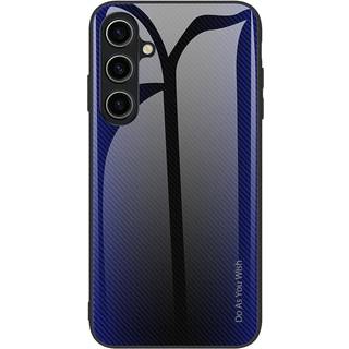 Samsung Galaxy A55 (5G) Bagside Cover m. Glas Bagside - Blå / Sort