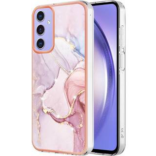Samsung Galaxy A15 (5G) / A15 Hybrid Plastik Bagside Cover - Rose Gold Marmor