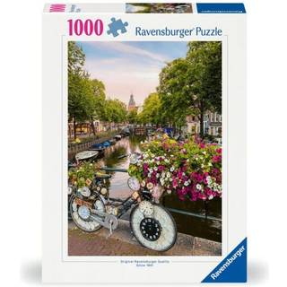 Ravensburger puslespil 1000 brikker - Cykel Amsterdam om foråret