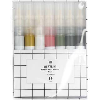 Acrylini Marker Set Celebration inkl. 2 Metallic Farben