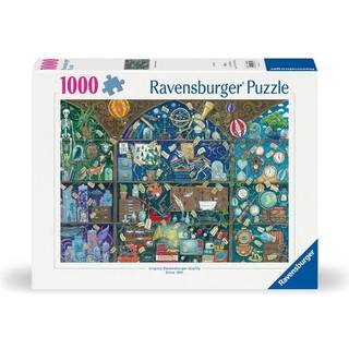Ravensburger Cabinet of Curiosities 1000 Piece Jigsaw Puzzle för vuxna - 12000785 - Handgjorda verktyg som är gjorda i Tyskland varje bit passar
