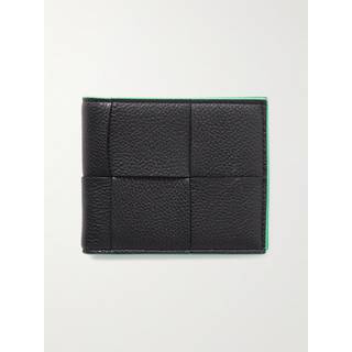 Bottega Veneta - Intrecciato Full-Grain Leather Billfold Wallet - Men - Black